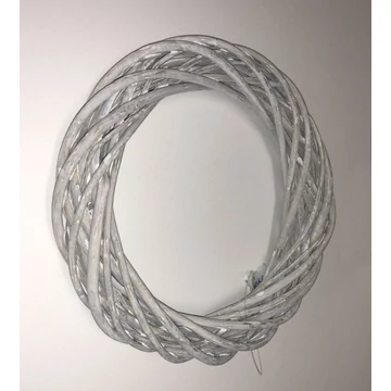 Vessző koszorú 15 cm - szürke