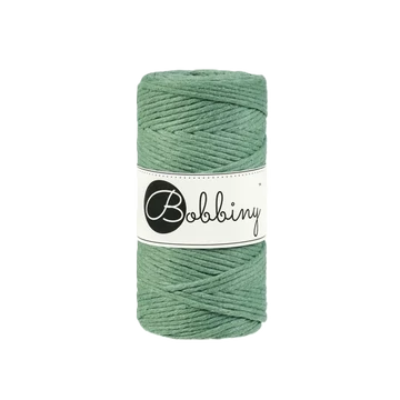 Bobbiny 3 mm Macrame Cord - Eucalyptus Green