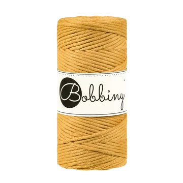 Bobbiny 3 mm Macrame Cord - Mustard