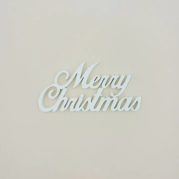 Merry Christmas fafelirat,fehér több méretben