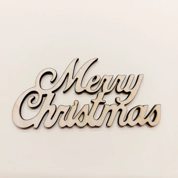 Fa Merry Christmas fafelirat több méretben