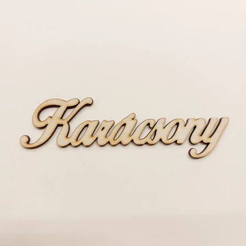 Karácsony fafelirat - 10 cm