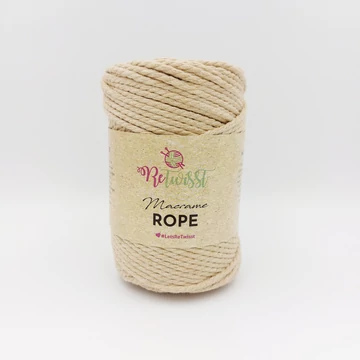ReTwisst Macrame Rope fonal 4mm - bézs