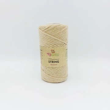 ReTwisst Macrame String fonal 3 mm - bézs  - 08