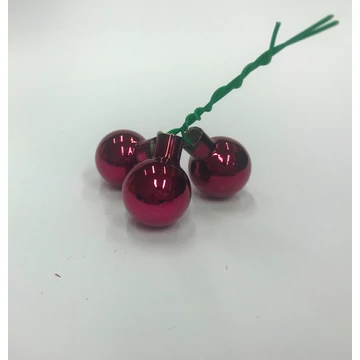 Fényes magenta üveggömb csokor