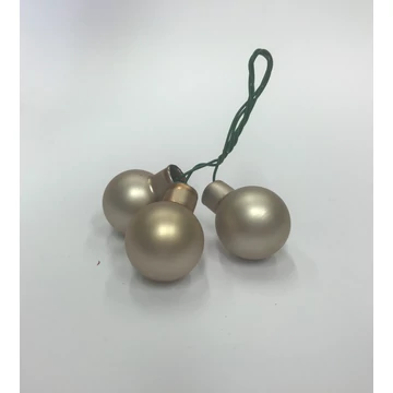 Matt elefántcsont üveggömb csokor
