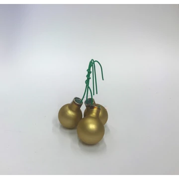 Matt sárga üveggömb csokor