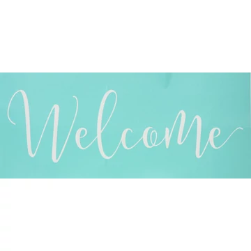 Szita-stencil Welcome-  205 x 295 mm