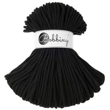 Bobbiny Premium zsinórfonal 5 mm – black