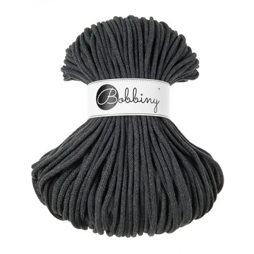 Bobbiny Premium zsinórfonal 5 mm – charcoal