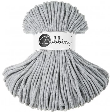 Bobbiny Premium zsinórfonal 5 mm – light grey