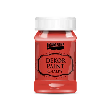 Dekor krétafesték piros