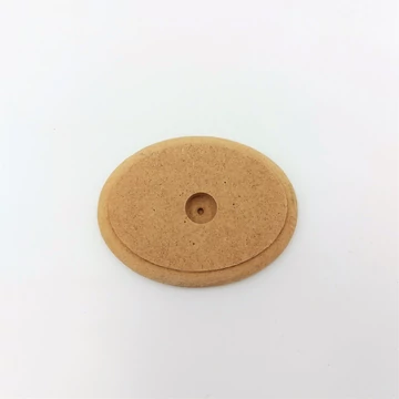 Mdf ovális lap lyukas 9 x7