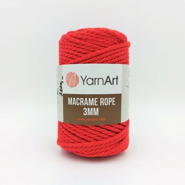 YarnArt Macrame Rope 773 piros