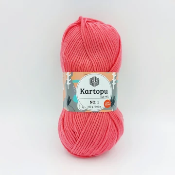 Kartopu No1 Anti-Pilling akril fonal - lazac - K254