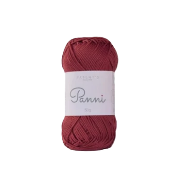 Panni pamut fonal - 050 -  Terracotta (rőt szín)