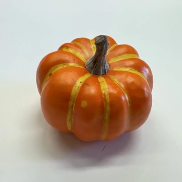 Műanyag dísztök - élénk narancs