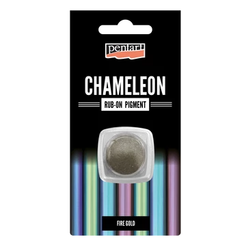 Rub-on pigment chameleon effect - tűzarany