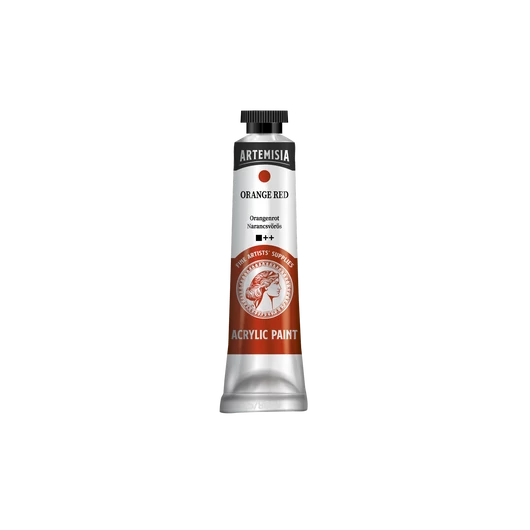Artemisia akrilfesték 20 ml narancsvörös