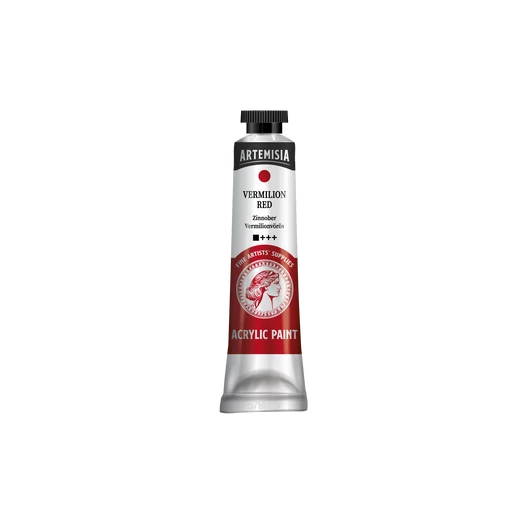 Artemisia akrilfesték 20 ml vermiliomvörös