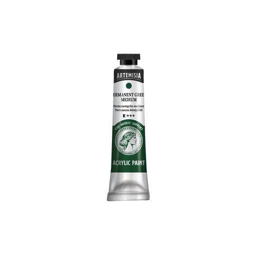 Artemisia akrilfesték 20 ml permanens középzöld