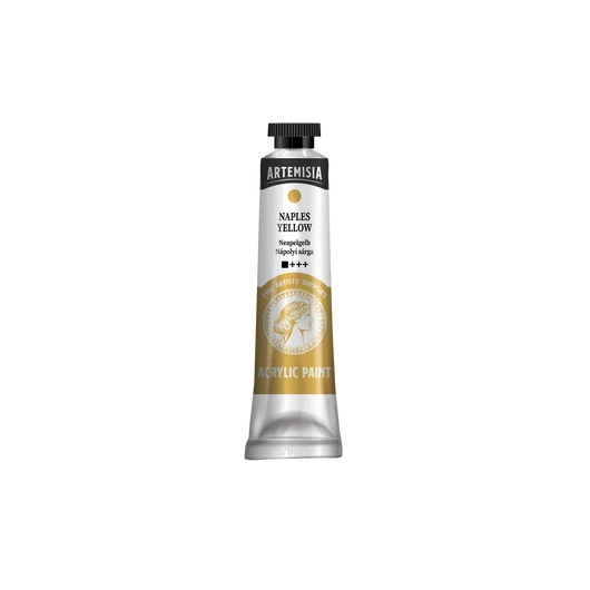 Artemisia akrilfesték 20 ml nápolyi sárga