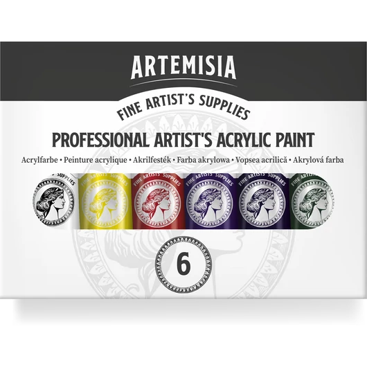 Artemisia akrilfesték készlet 6 x 20 ml