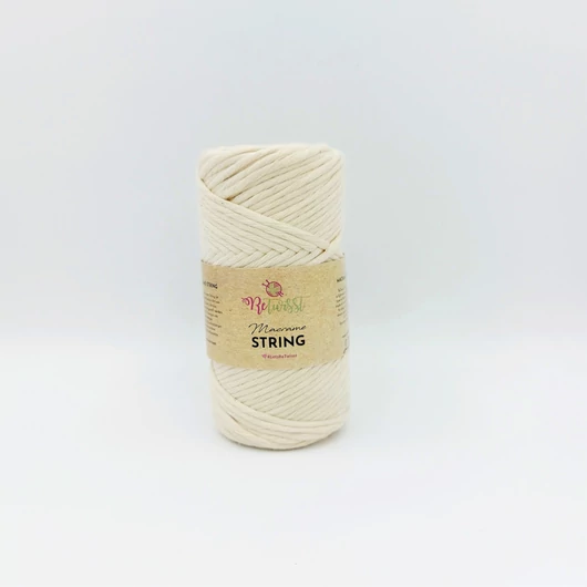 ReTwisst Macrame String fonal 3mm - natúr - 00