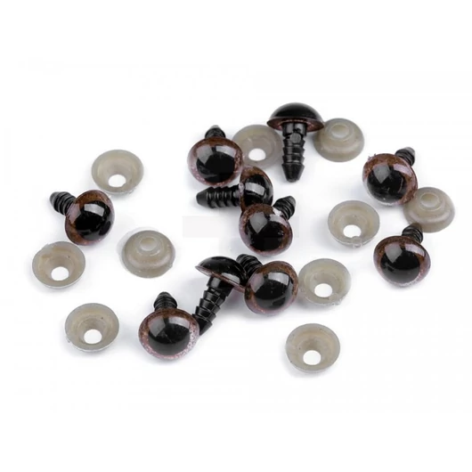 Biztonsági maci szem 8 mm - több méretben