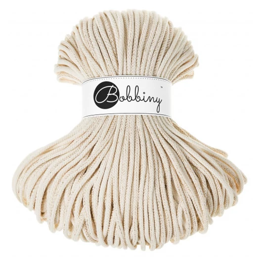 Bobbiny Premium zsinórfonal 5 mm – golden natural