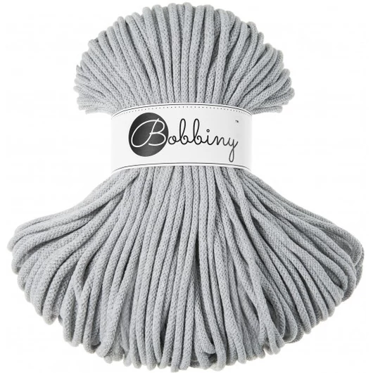 Bobbiny Premium zsinórfonal 5 mm – light grey