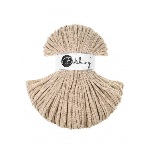 Bobbiny Premium zsinórfonal 5 mm – warm beige