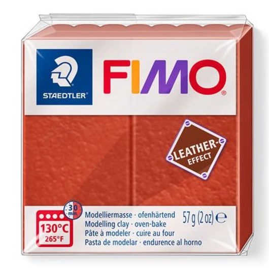 Fimo Bőr hatású gyurma- rozsda