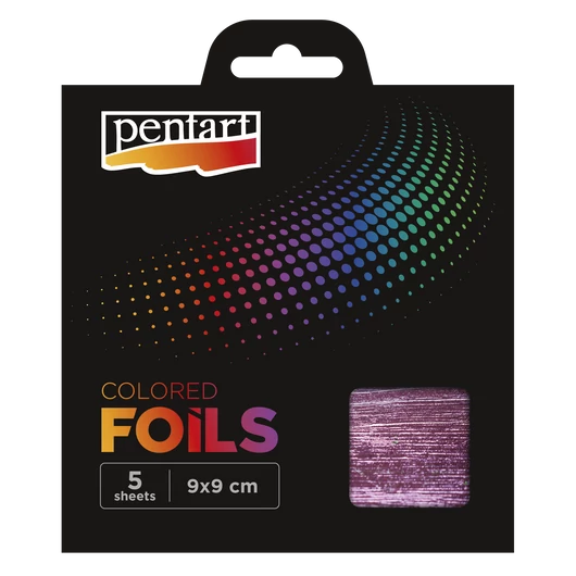 Színes fólia lap - pink