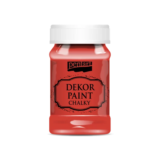 Dekor krétafesték piros