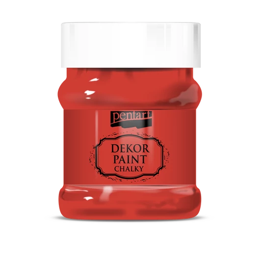 Dekor krétafesték piros-230ml