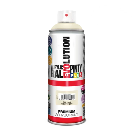 Pinty Plus Evolution fényes akril spray - Elefántcsont 1015