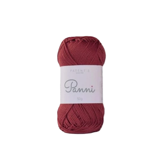 Panni pamut fonal - 050 -  Terracotta (rőt szín)