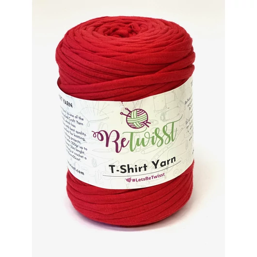 ReTwisst T-shirt Yarn -  piros