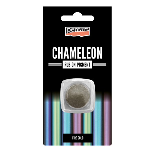 Rub-on pigment chameleon effect - tűzarany